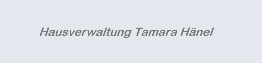 Hausverwaltung Tamara Hänel logo